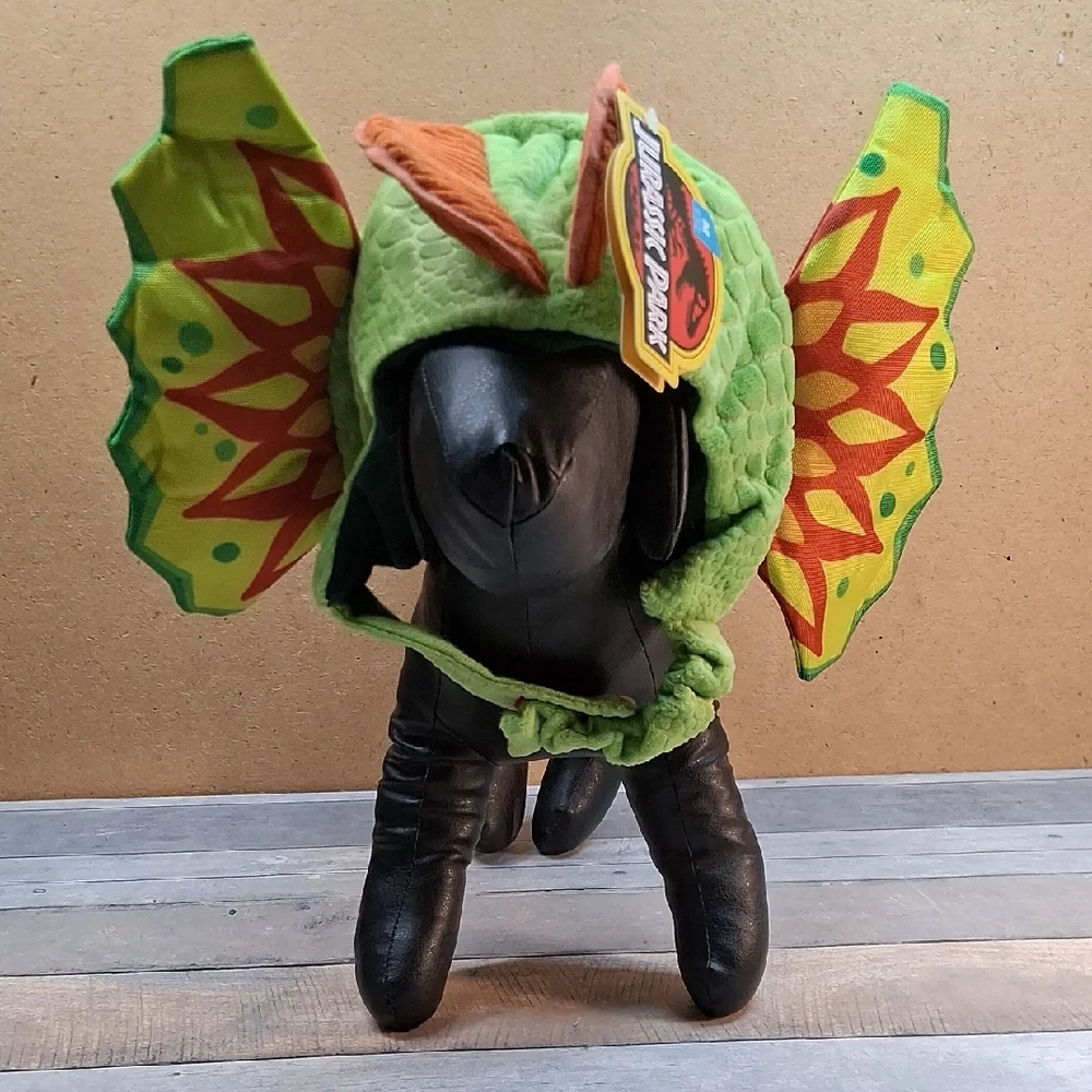 Bark Jurrassic Park Dog Hat and Toy Size M - L 20 - 50 Pounds NWT